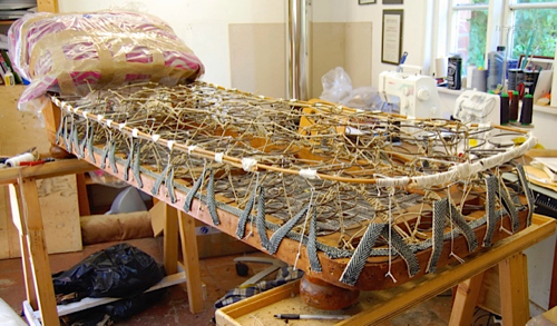 chaise longue spring repair