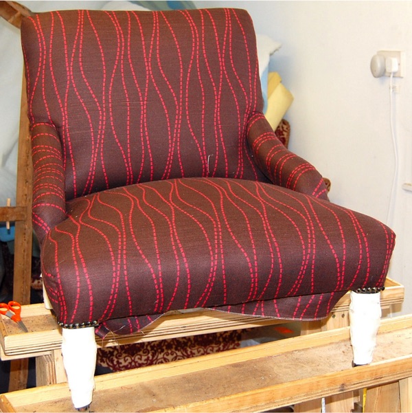 upholstered rocking chair