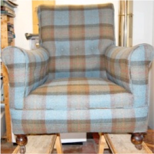 upholstered armchair